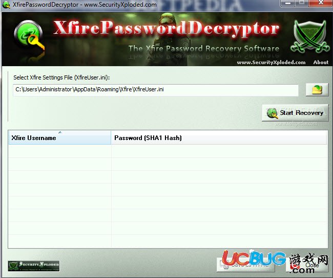 XfirePasswordDecryptor(Xfire密碼恢復(fù)精靈)