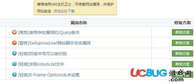 360網(wǎng)站安全提示"使用存在漏洞的JQuery版本"解決方法