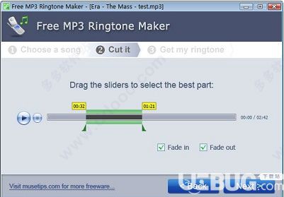 Free Ringtone Maker(鈴聲制作軟件)v2.5.0.6官方版【3】