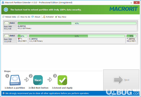 Macrorit Partition Extender(分區(qū)拓展助手)