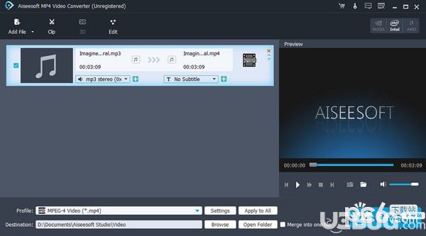 Aiseesoft MP4 Video Converter(視頻轉換工具)