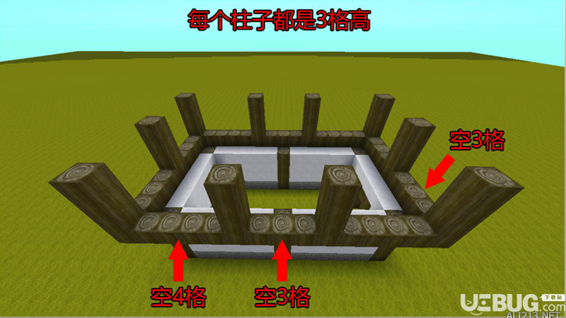 《迷你世界手游》中世紀(jì)建筑怎么搭建【5】