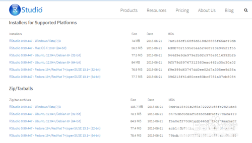 RStudio下載