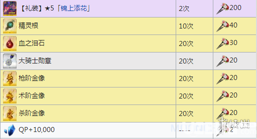 《FGO手游》大奧活動(dòng)商店兌換列表一覽