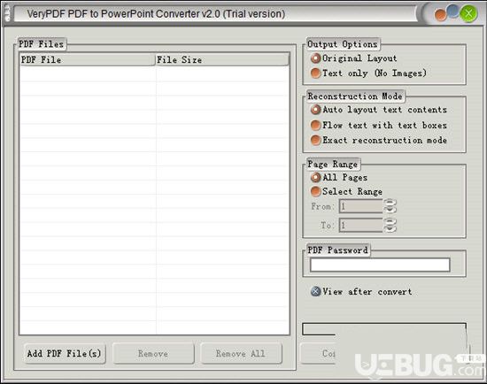 VeryPDF PDF to PowerPoint Converter