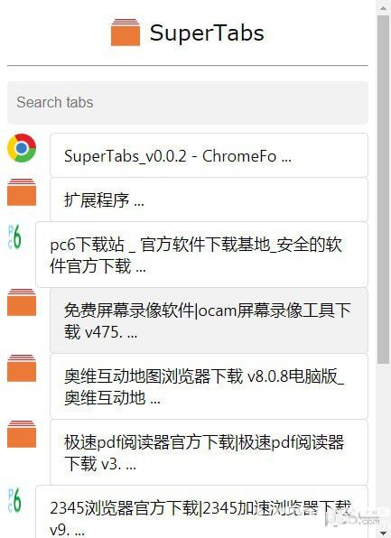 SuperTabs插件下載