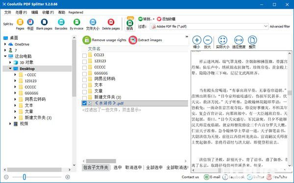 Coolutils PDF Splitter(PDF分割工具)