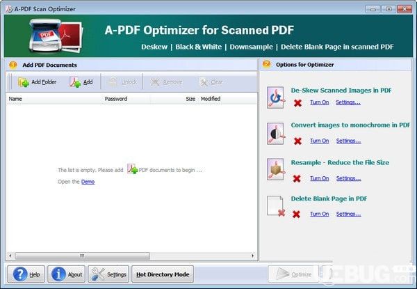 A-PDF Scan Optimizer(PDF掃描優(yōu)化工具)