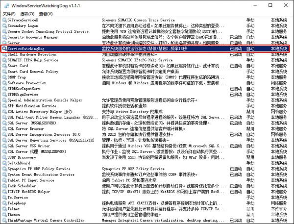 WindowServiceWatchingDog(系統(tǒng)服務(wù)監(jiān)視狗)
