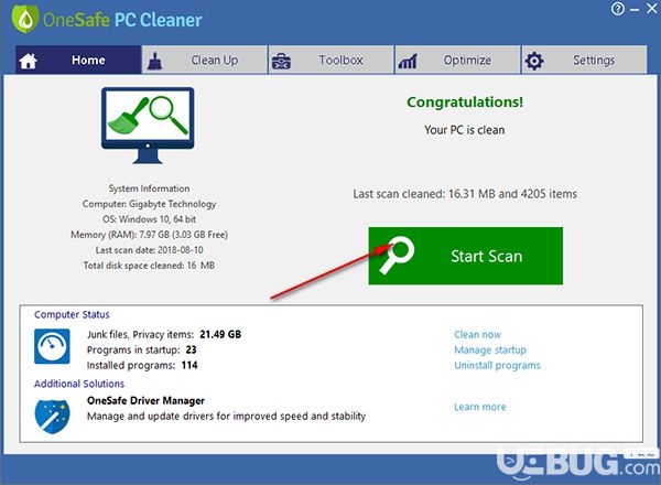  OneSafe PC Cleaner Pro下載