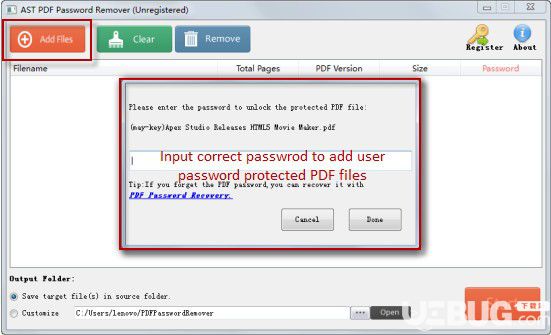 Jihosoft pdf Password Remover(PDF密碼刪除工具)