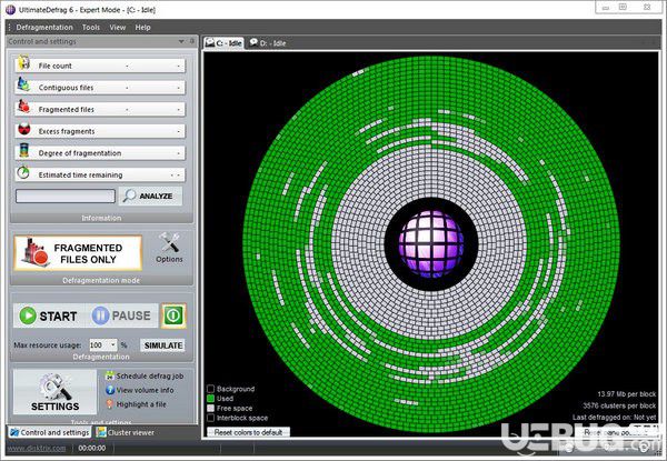 DiskTrix UltimateDefrag(磁盤整理器)