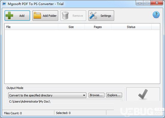 Mgosoft PDF To PS Converter