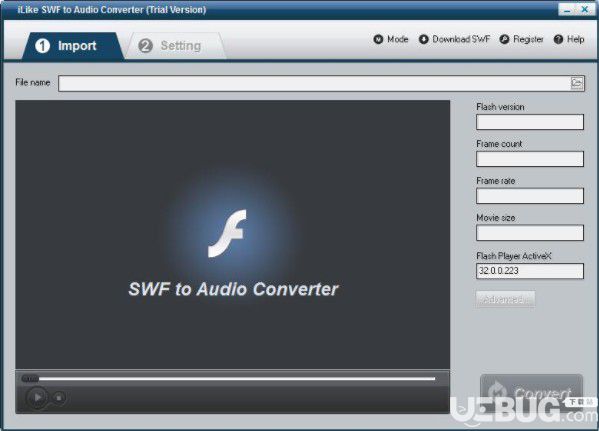 iLike SWF to Audio Converter