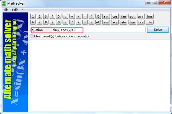 Alternate Math Solver(數(shù)學解算器)v1.510官方版【2】