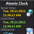 Atomic Clock(桌面原子時鐘)v1.4綠色中文版