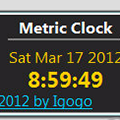 Metric Clock(桌面公制時(shí)鐘)v1.5綠色版