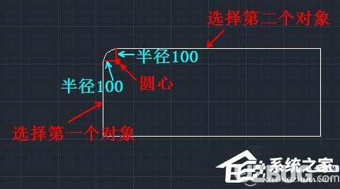 AutoCAD2014軟件怎么繪制圓角