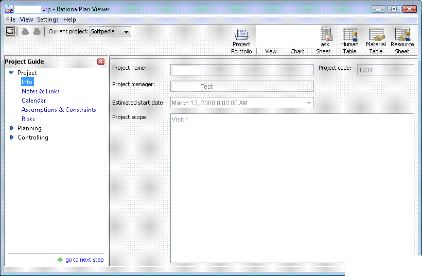 RationalPlan Viewer