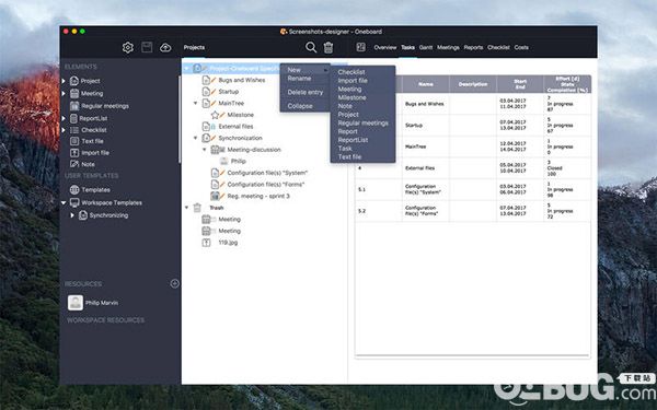 Oneboard(項目管理軟件)v1.3 Mac版【3】
