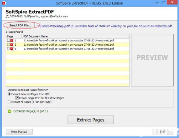 SoftSpire Extractpdf(PDF提取工具)v1.2.0.0免費(fèi)版【3】