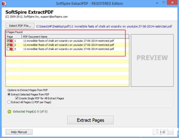 SoftSpire Extractpdf(PDF提取工具)v1.2.0.0免費(fèi)版【4】