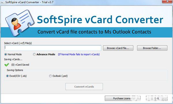 SoftSpire vCard Converter(vCard格式轉(zhuǎn)換器)