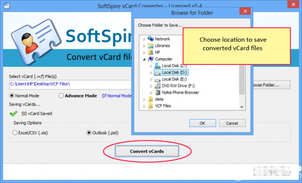 SoftSpire vCard Converter(vCard格式轉(zhuǎn)換器)v3.7免費版【6】