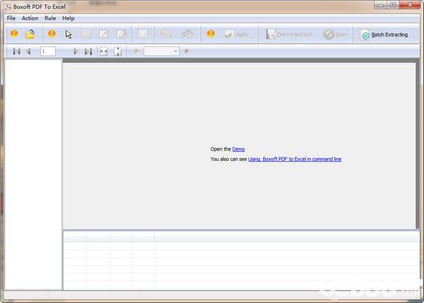 Boxoft pdf to Excel(PDF轉(zhuǎn)Excel軟件)