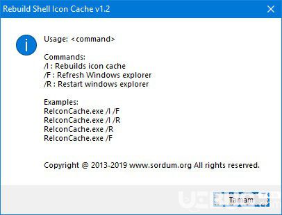 Rebuild Shell Icon Cache(桌面圖標(biāo)緩存清理軟件)v1.2免費版