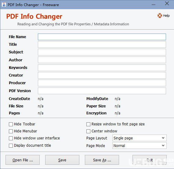 Adept PDF Info Changer(PDF信息修改工具)