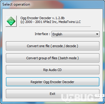 Ogg Encoder Decoder(OGG轉(zhuǎn)換軟件)