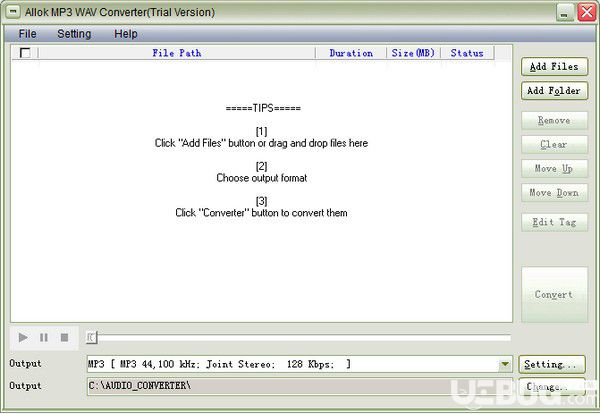 Allok MP3 WAV Converter(音頻格式轉(zhuǎn)換軟件)