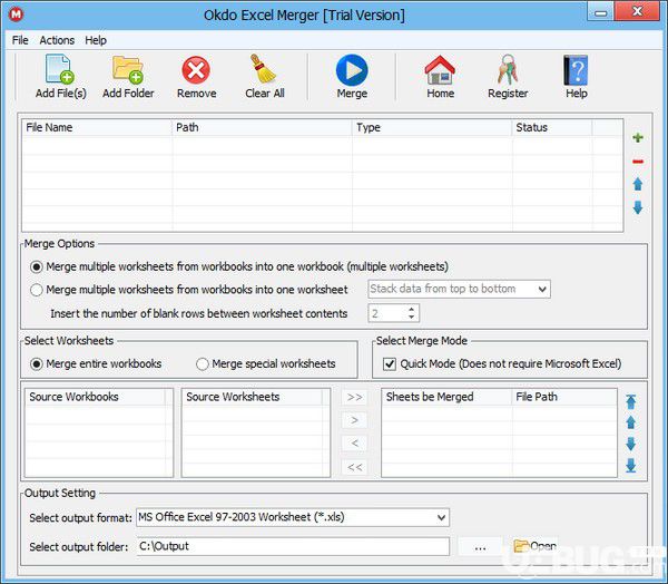 Okdo Excel Merger(Excel合并工具)