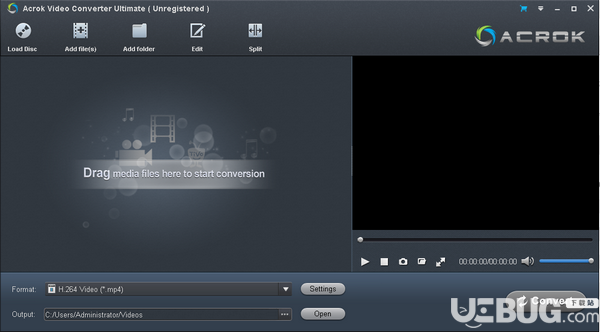Acrok Video Converter Ultimate(視頻格式轉(zhuǎn)換器)
