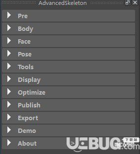 MAYA骨骼插件(AdvancedSkeleton)
