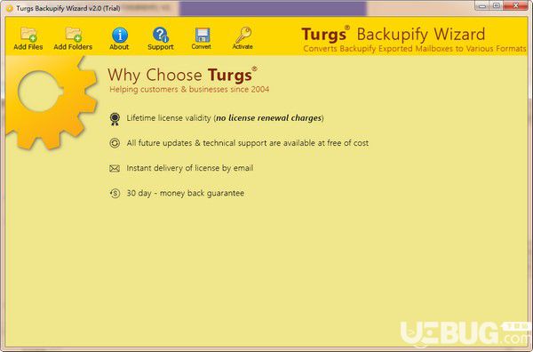 Turgs Backupify Wizard(郵件轉(zhuǎn)換軟件)