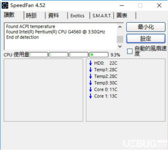 怎么使用speedfan軟件對電腦進行硬件檢測