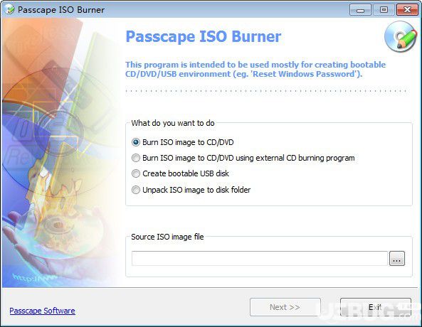 Passcape ISO Burner(USB啟動(dòng)盤制作工具)