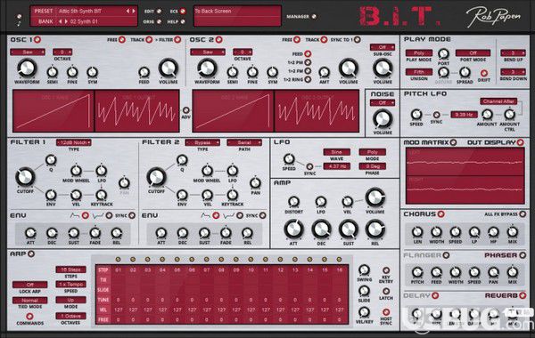 Rob Papen BIT(模擬建模混音合成軟件)