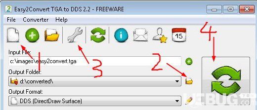 Easy2Convert TGA to DDS下載