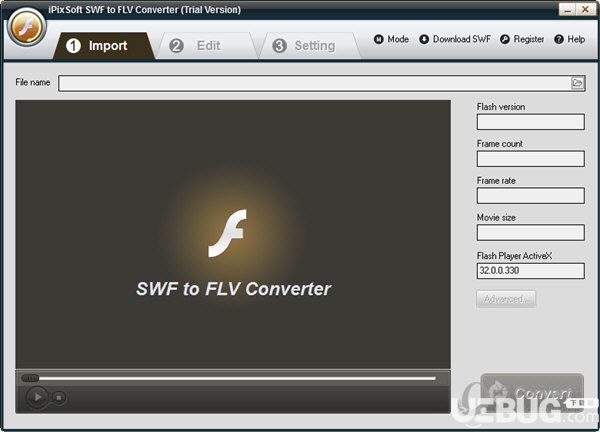 iPixSoft SWF to FLV Converter