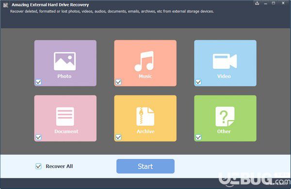 Amazing External Hard Drive Recovery(數(shù)據(jù)恢復(fù)軟件)