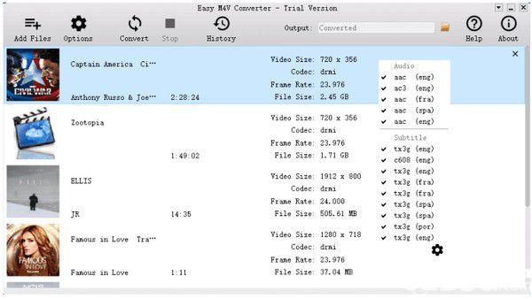 Easy M4V Converter(M4V轉(zhuǎn)換器)v1.4.5免費版【4】