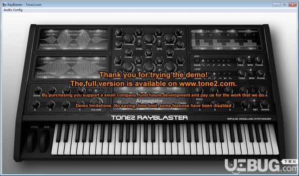 Tone2 RayBlaster(聲音合成器軟件)v2.5免費(fèi)版