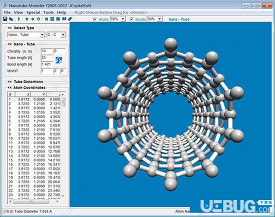 Nanotube Modeler