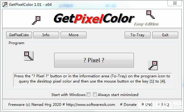 GetPixelColor(屏幕取色器)