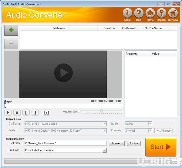 Boilsoft Audio Converter(音頻格式轉(zhuǎn)換工具)