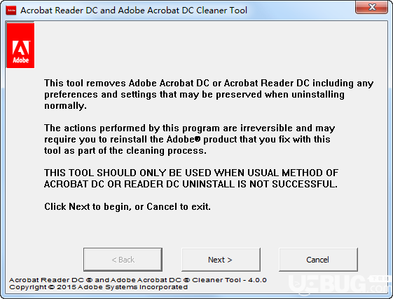 Adobe Acro Cleaner(Adobe卸載工具)v4.0.0免費(fèi)版【2】