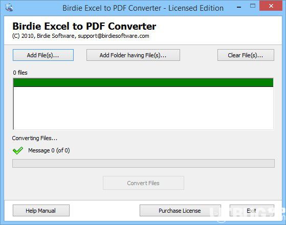 Birdie Excel to PDF Converter(XLS轉(zhuǎn)PDF轉(zhuǎn)換器)